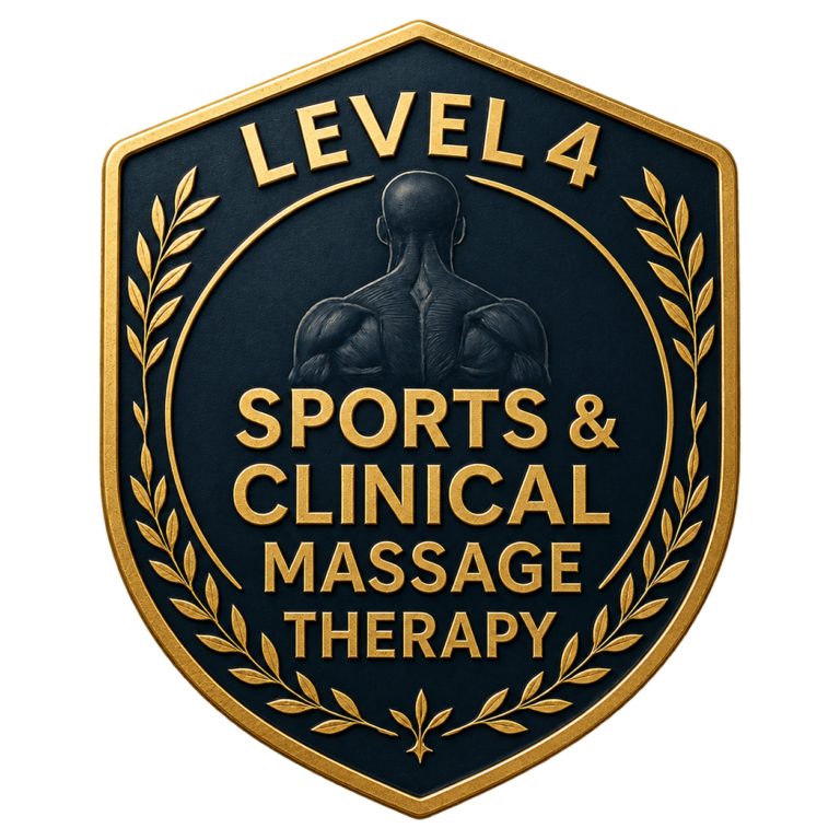 Sports massage level 4 badge